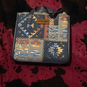 Wrangler Blue Patterned Women's Bag